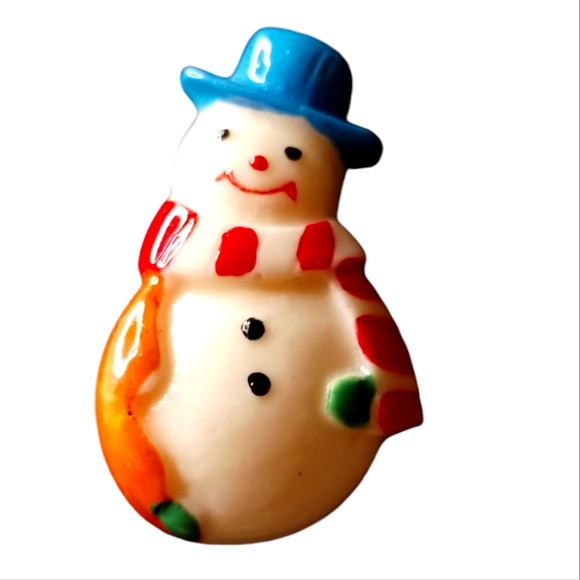 Jewelry - Snowman Brooch